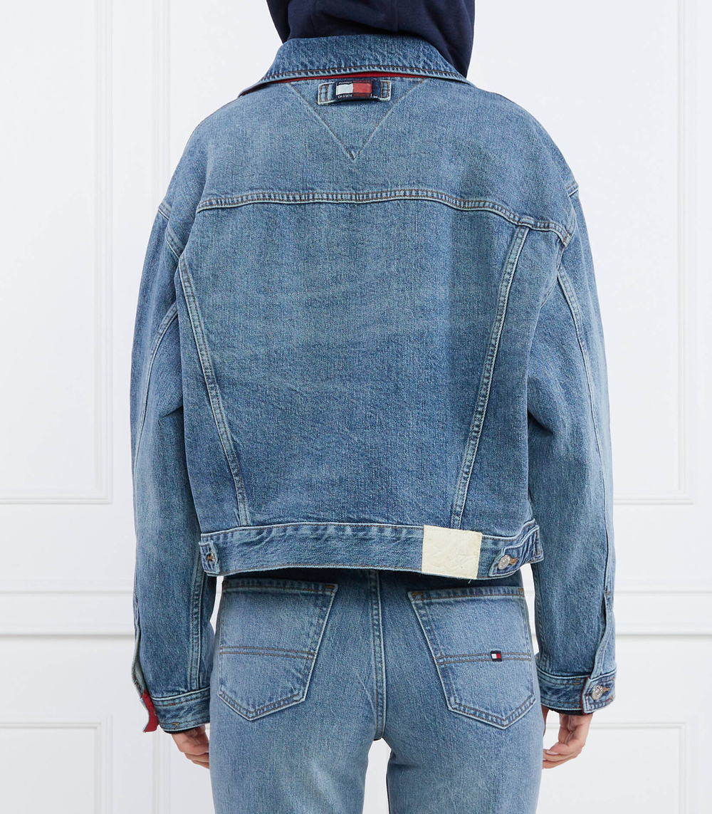 Джинсовая куртка THXSM DNM STRAIGHT JKT HERO IND Tommy Hilfiger - голубой(WW0WW39101)