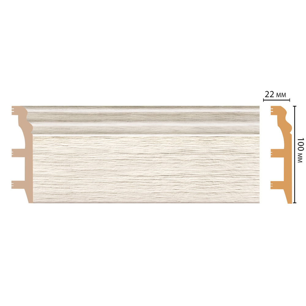 Плинтус Decomaster D232 D232-70 ДМ