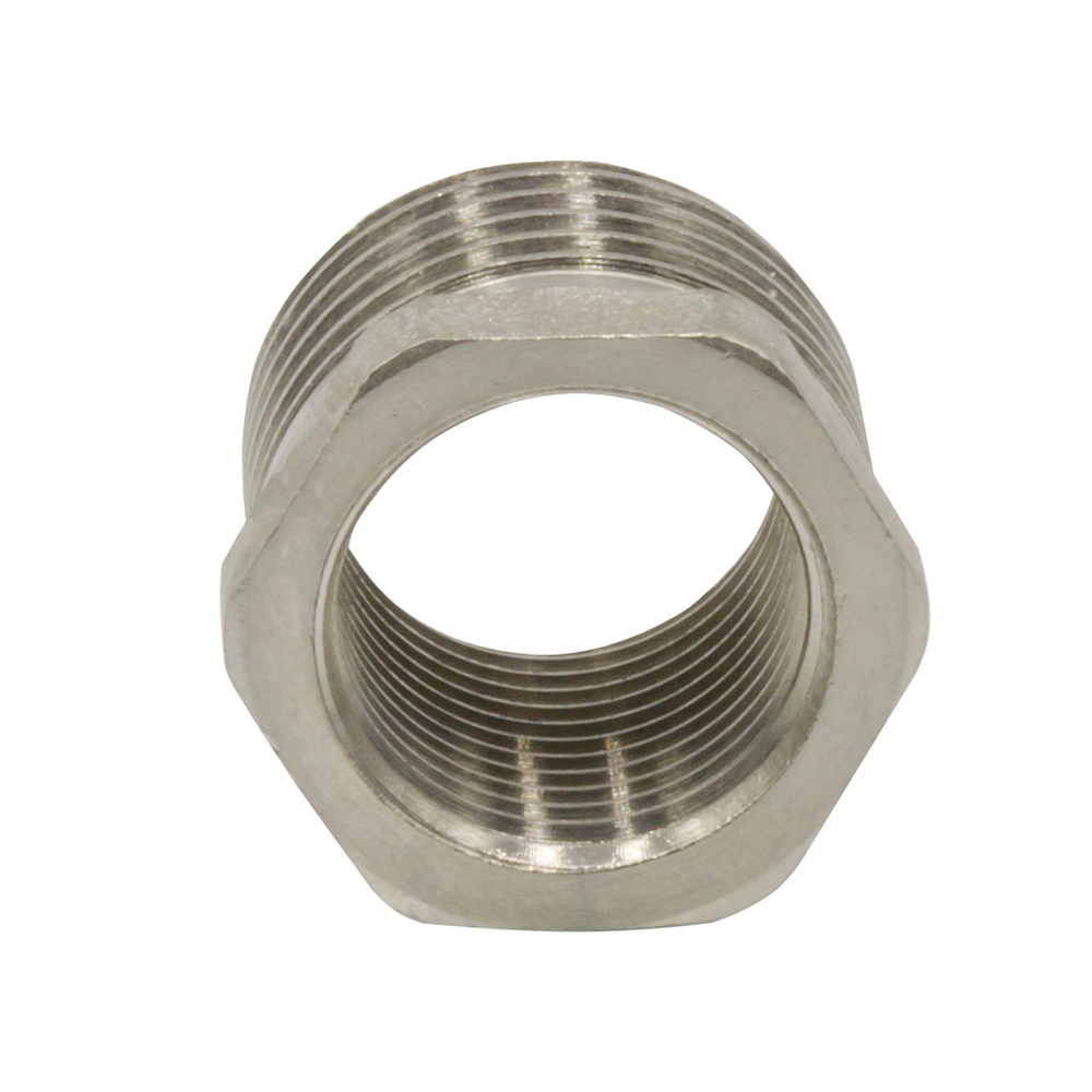 Футорка 1/2'' - 3/8'' нар/вн никель
