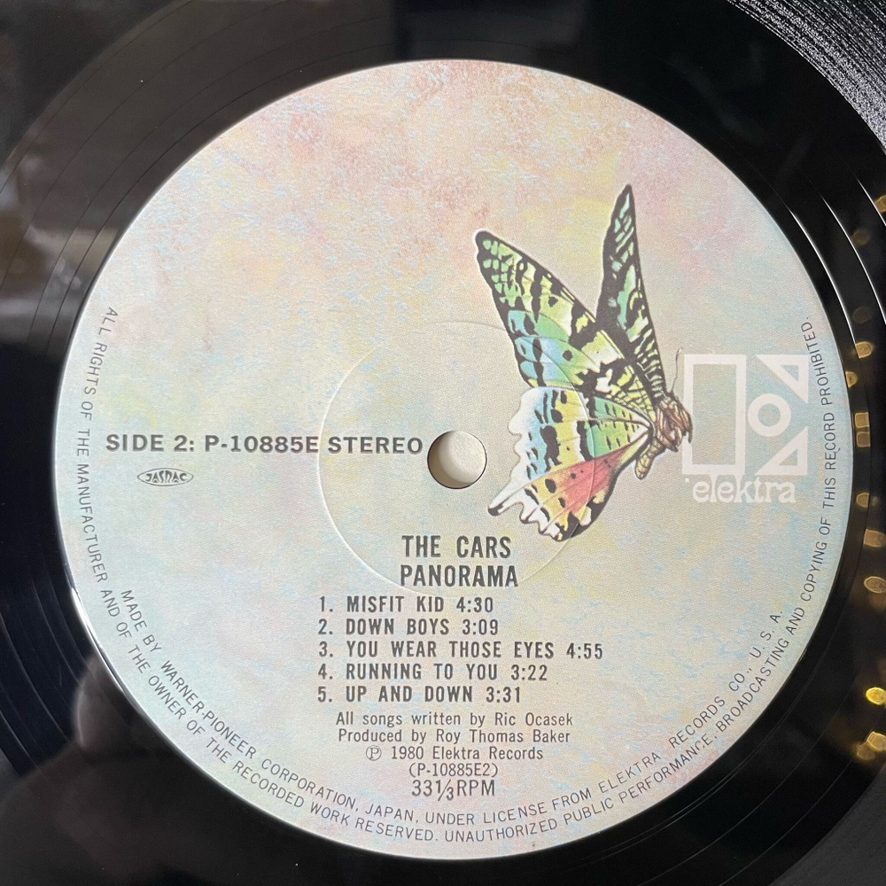 Винтажная виниловая пластинка LP The Cars Panorama (Japan 1980) (Obi) Gimme Some Slack