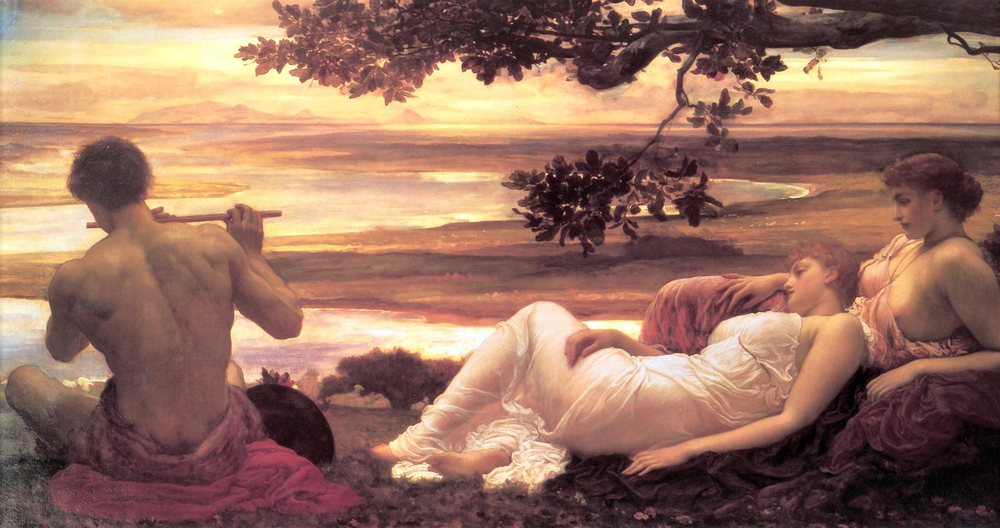 Lord Frederick Leighton (1830-1896) - эротическое искусство британского художника Лорда Фредерика Лейтона