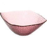 Салатник стеклянный «ICE CRYSTAL» 18*8,5см сиреневый