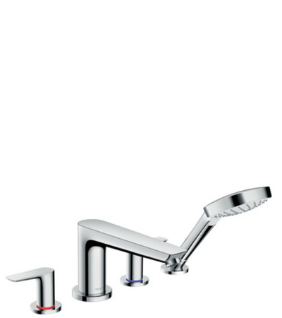 Смеситель на борт ванны Hansgrohe Talis E на край ванны, на 4 отверстия 71748000