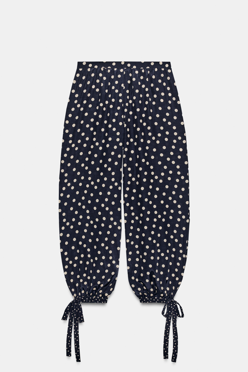 БРЮКИ-ШАРОВАРЫ В ГОРОШЕК — ZW COLLECTION — ZARA