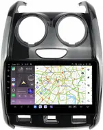Магнитола для Renault Duster 2015-2020, Lada Largus 2021+ - Kuberg OL-9115-2 QLed, Android 13, Быстрейшая, CarPlay, SIM-слот