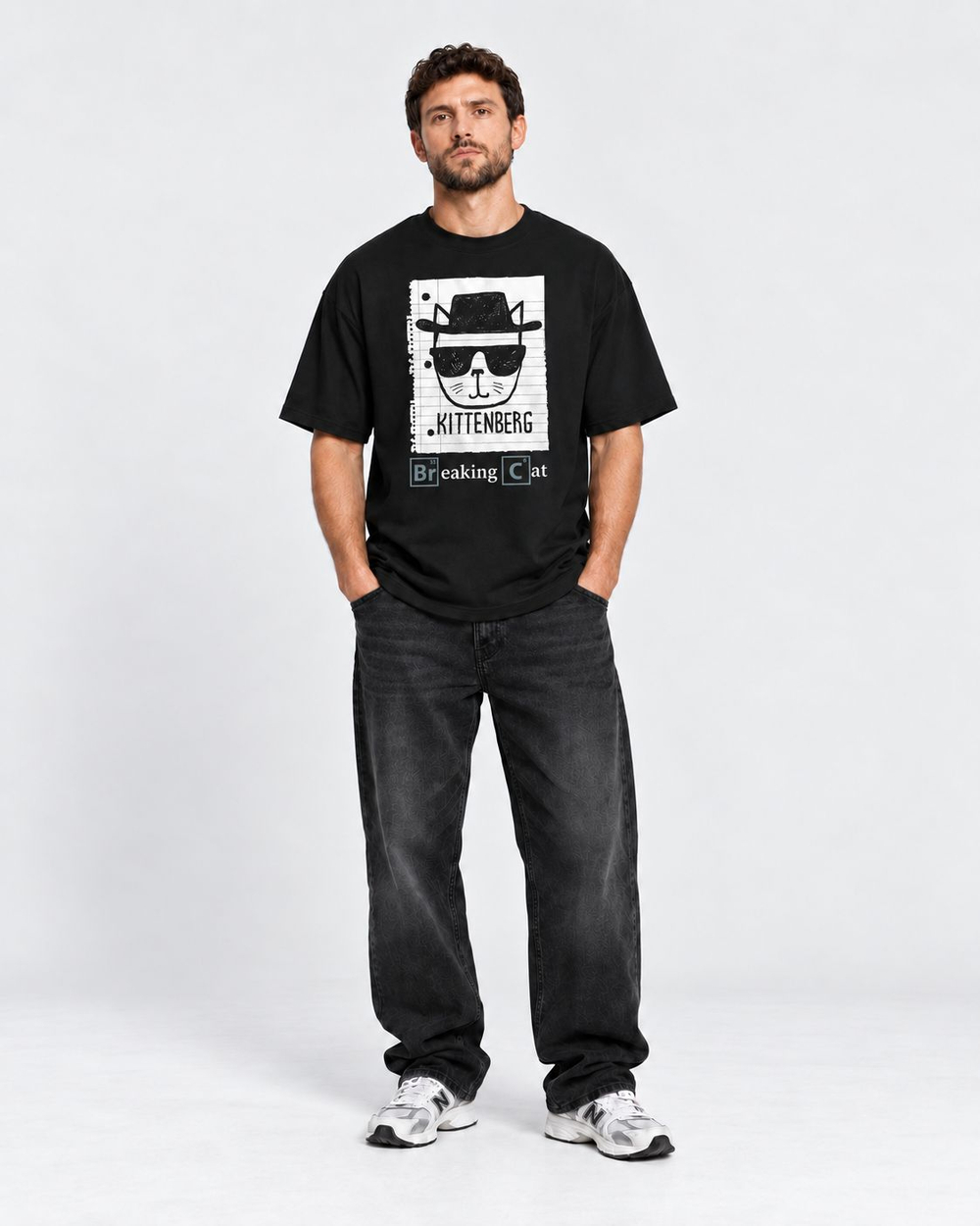 Футболка oversize КИТЕНБЕРГ черная