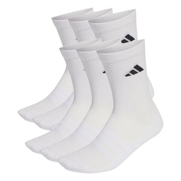 Теннисные носки Adidas Cushioned Crew 6P - white/white/black