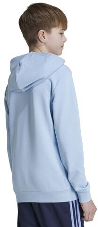 Кофта для мальчика теннисная Adidas Essentials Two-Colored Big Logo Cotton - небесный