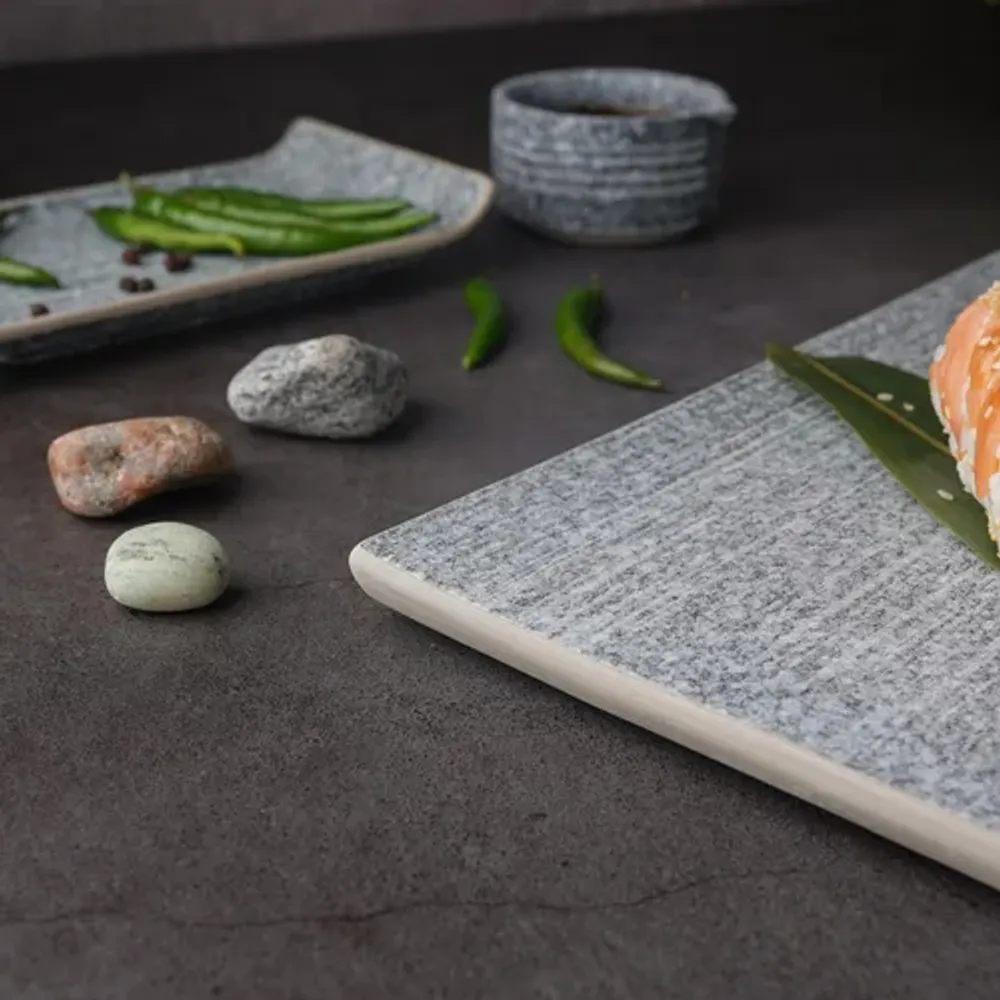 Блюдо прямоугольное 33*21 см h1,3 см Stone Untouched Taiga P.L. Proff Cuisine [1]