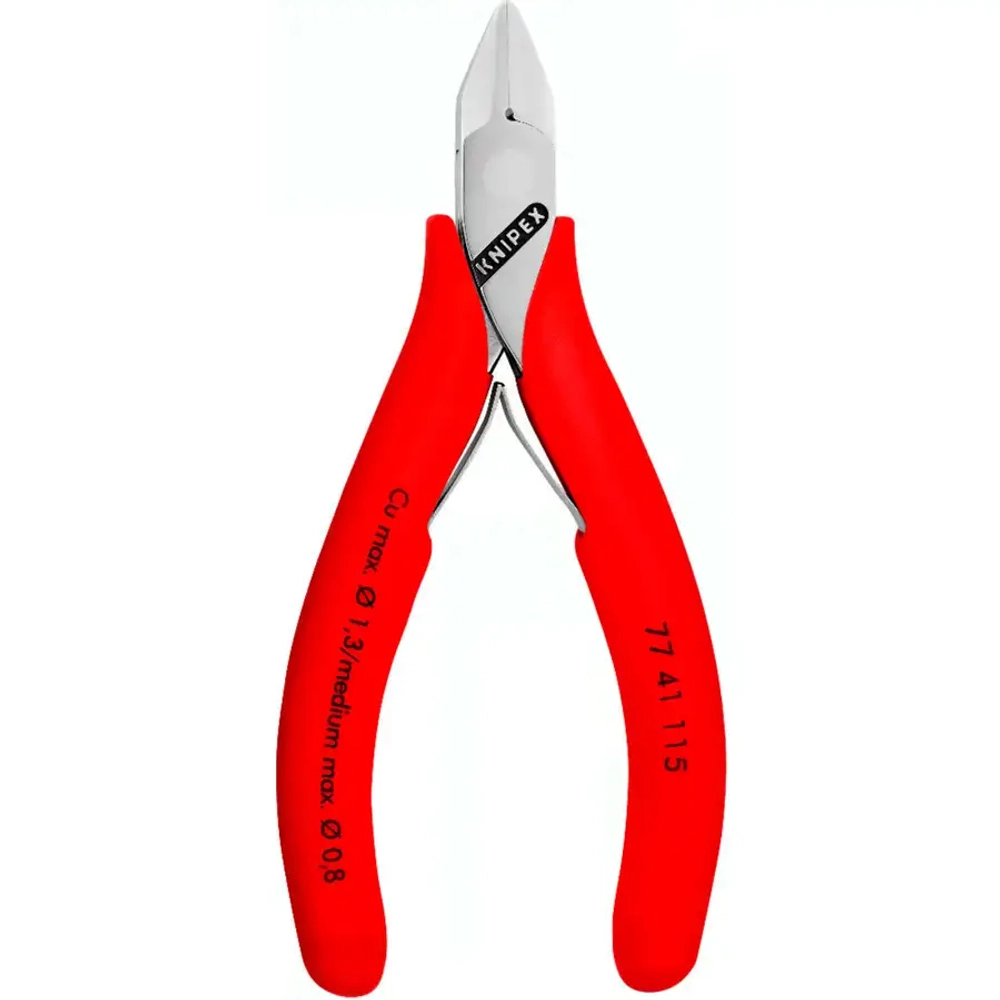 Кусачки боковые для электроники Knipex 77 41 115