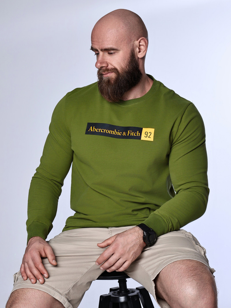 Лонгслив Abercrombie & Fitch ABL27
