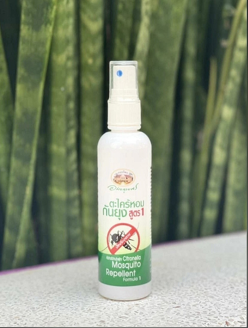 Спрей для защиты от комаров с цитронеллой Citronella Mosquito Repellent Formula 1 Abhaibhubejhr
