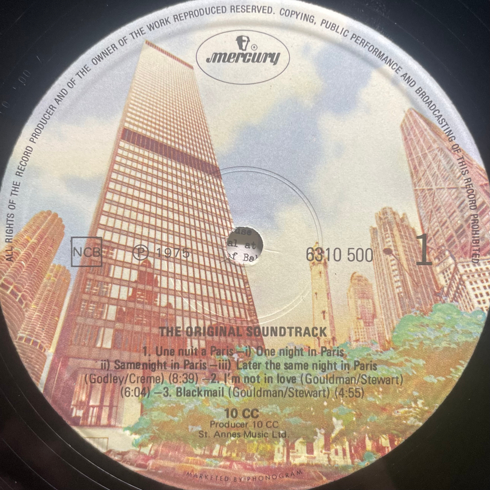 Виниловая пластинка 10cc - The Original Soundtrack LP