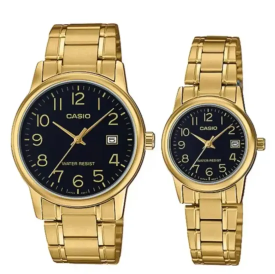 Парные часы Casio Standard: MTP-V002G-1BUDF и LTP-V002G-1BUDF