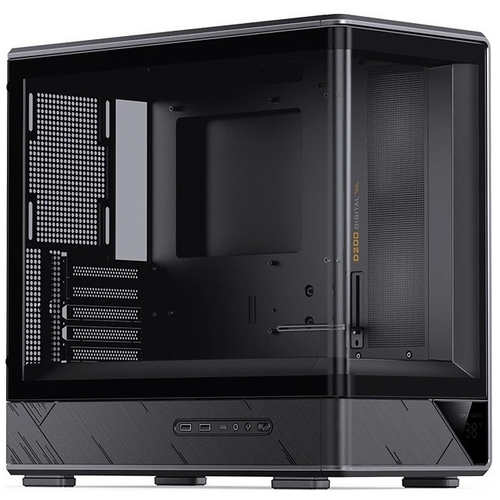Корпус Mini-Tower JONSBO D200 TG, Micro-ATX, черный (D200 Black)