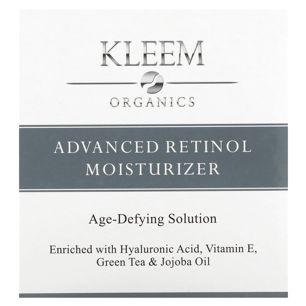Kleem Organics, улучшенный увлажняющий крем с ретинолом, антивозрастное средство, 50 мл (1,7 жидк. унции)
