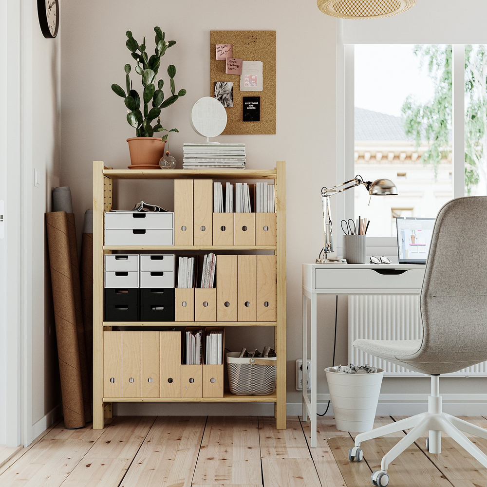 IKEA KNUFF  (ИКЕА КНУФФ)  -  Органайзер для документов, 2 шт. - берёзовая фанера