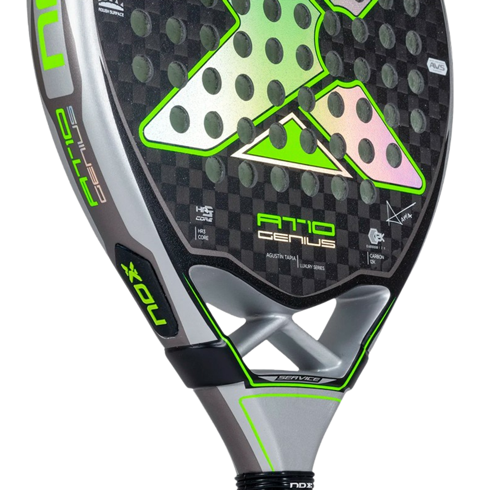 Ракетка для падел NOX AT10 Genius 12K Limited Edition Tapia Reissue 2025 контроль карбон