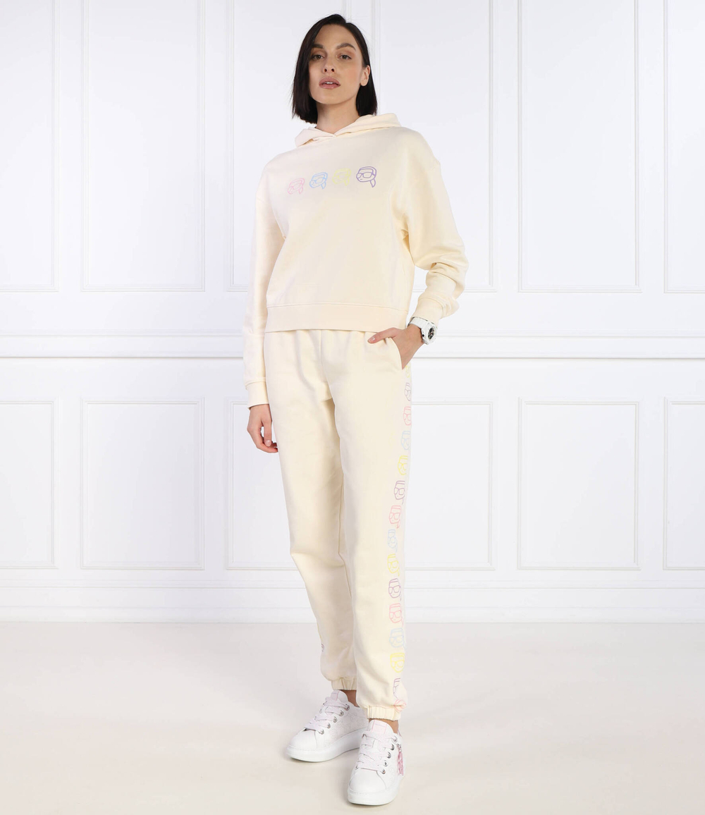 Спортивные штаны ikonik 2.0 outline Karl Lagerfeld - кремовый(241W1052)