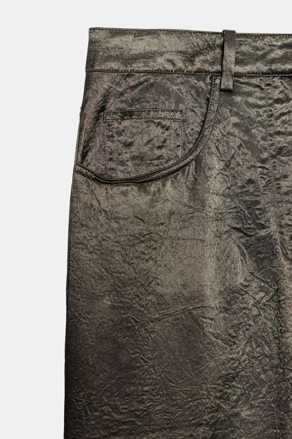 АТЛАСНЫЕ БРЮКИ — ZW COLLECTION — ZARA