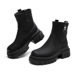QIANGREN 3515 Ankle Boots Women"s Black Brown