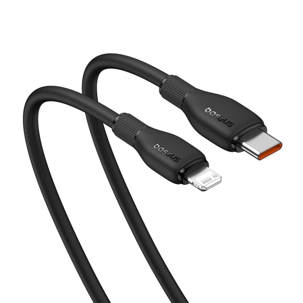 Кабель-зарядка Type-C на Lightning Baseus Pudding 20W 1.2м (P10355701111-00) черный
