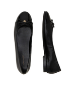 Кожаные балетки cap-toe TORY BURCH - черный(154511)