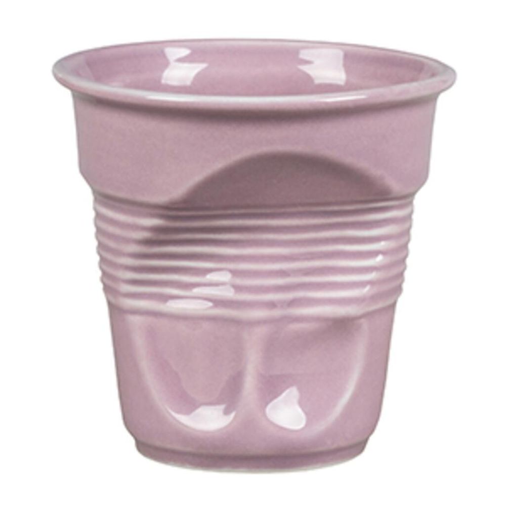 Чашка 225 мл кофейная без ручки сиреневая d 8,6 см h8,5 см мятая Barista (Бариста) P.L. [6]
