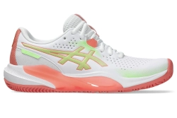 Женские кросовки для Padel Asics Gel-Challenger 15 Padel - white/guava
