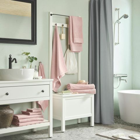 Полотенце IKEA VINARN (ВИНАРН), Светло-розовый, 40х70 см