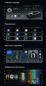 Магнитола для Jeep Compass 2011-2015 - Teyes LUX ONE 360 монитор 12.3" 2K QLED на Android 10, Быстрая, CarPlay, 4G SIM-слот, 4 камеры в комплекте