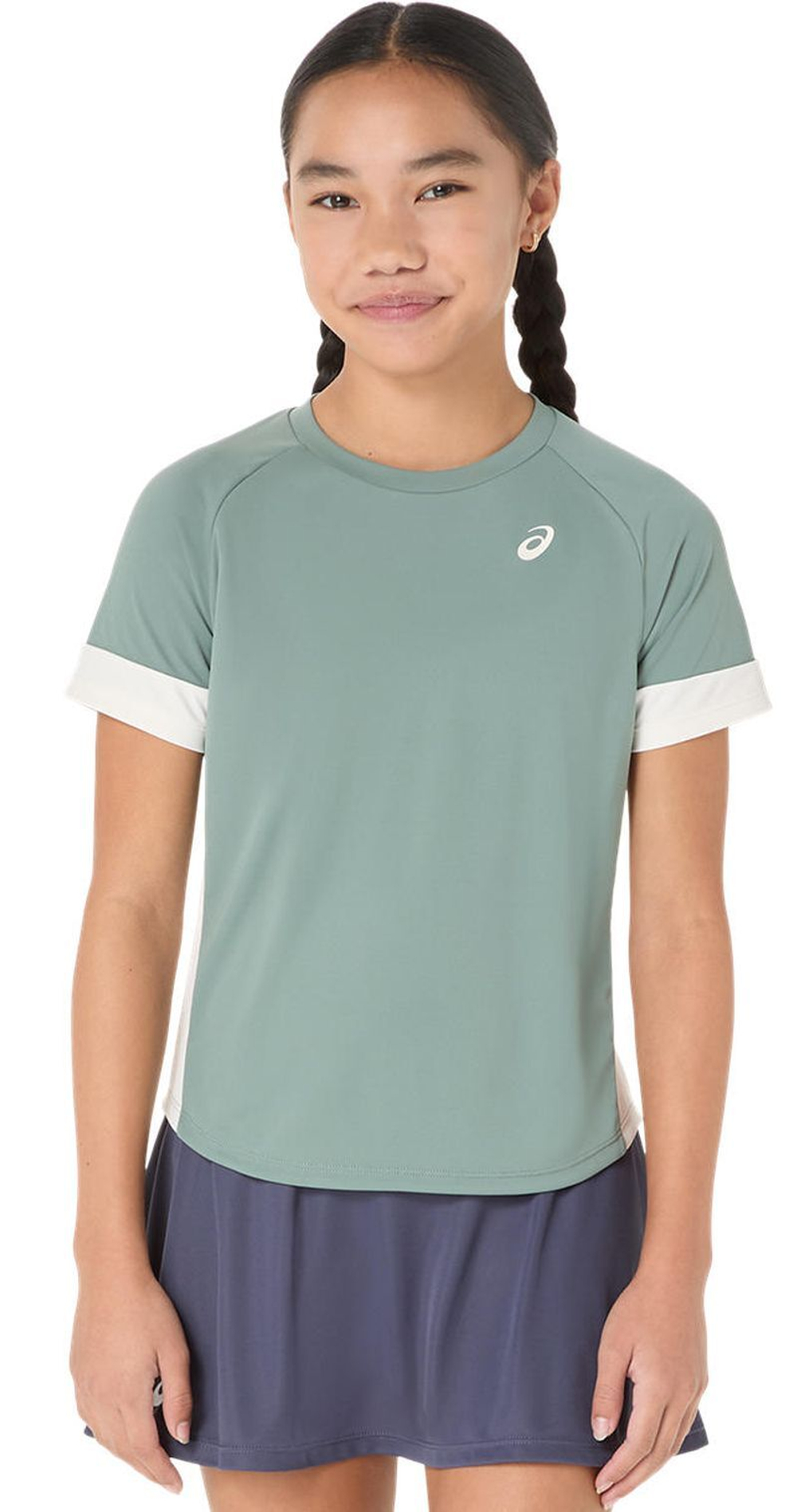 Футболка для мальчика теннисная Asics Girls Tennis Short Sleeve-M