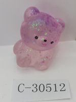 Мякиш Мишка с блестками 8 см, 3 цвета микс, с-30512