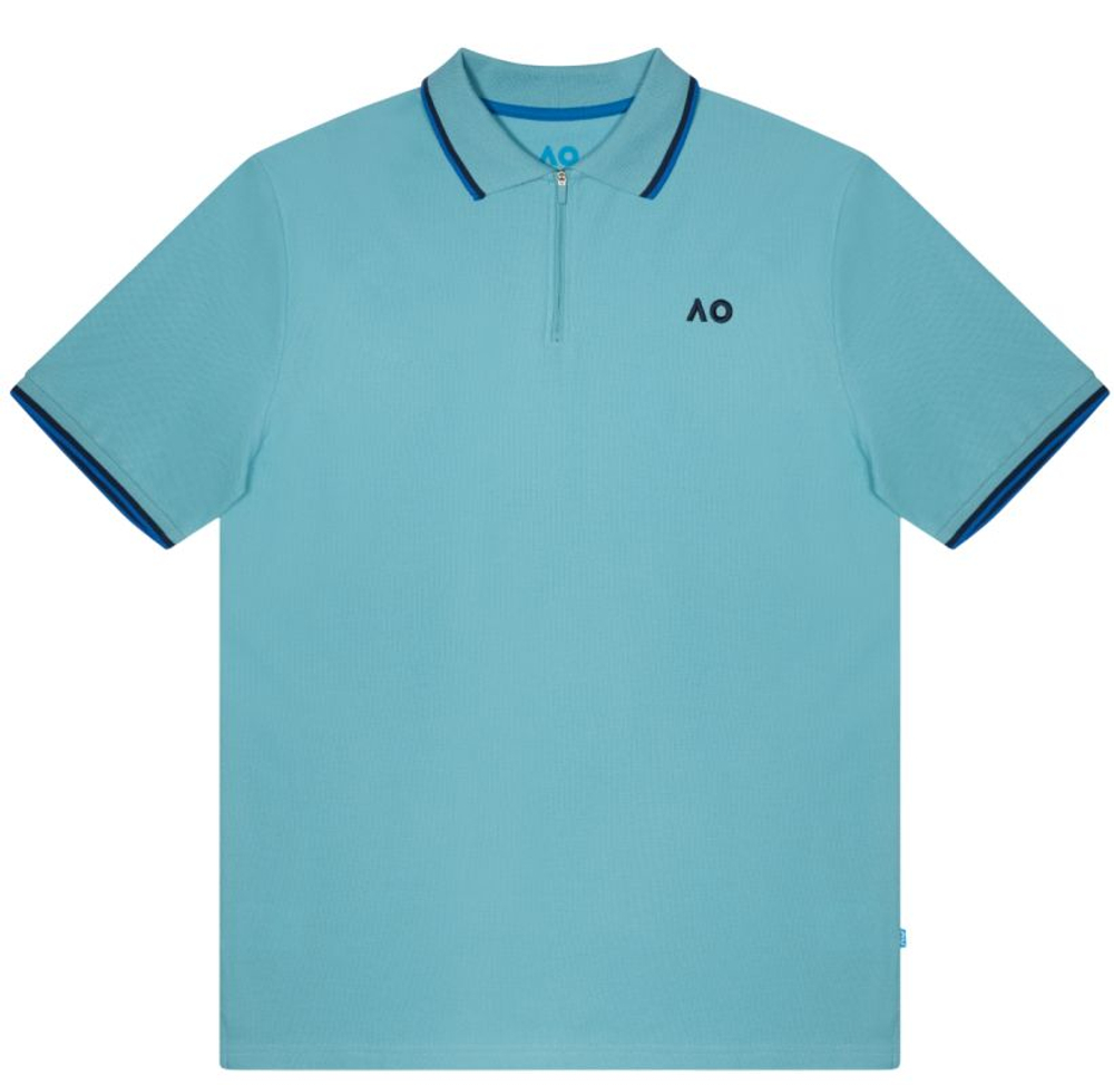 Мужское теннисное поло Australian Open Zip Player
