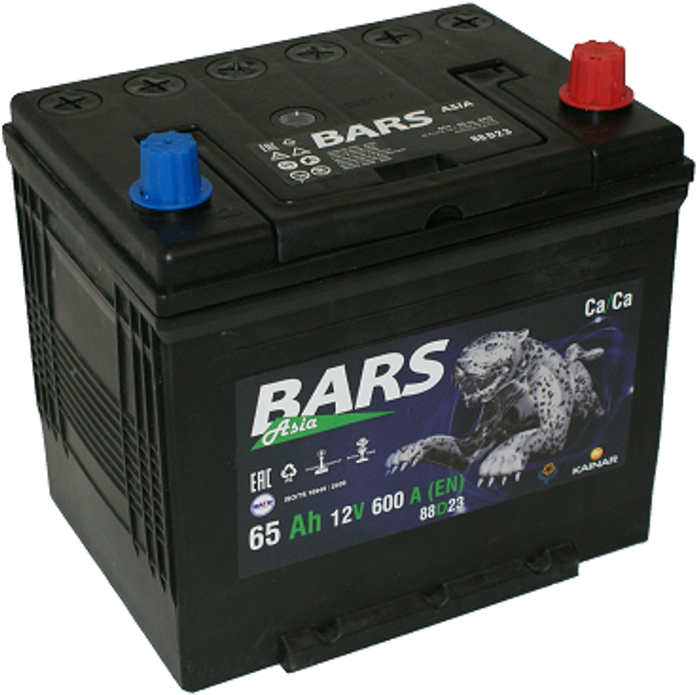 BARS ASIA 6CT- 65 ( 75D23 ) аккумулятор BARS ASIA 6CT- 65 ( 75D23 ) аккумулятор