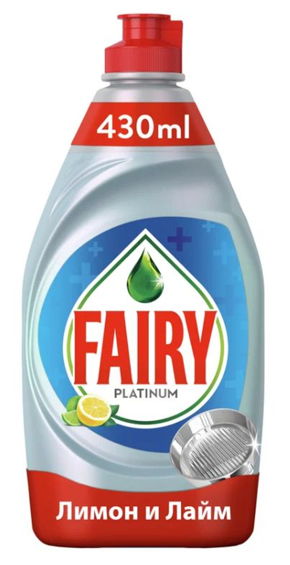 Средство для мытья посуды FAIRY Playinum Лимон и лайм 430 мл