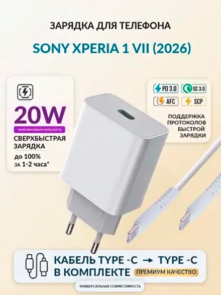 Зарядка для телефона Sony Xperia 1 VII (2026)