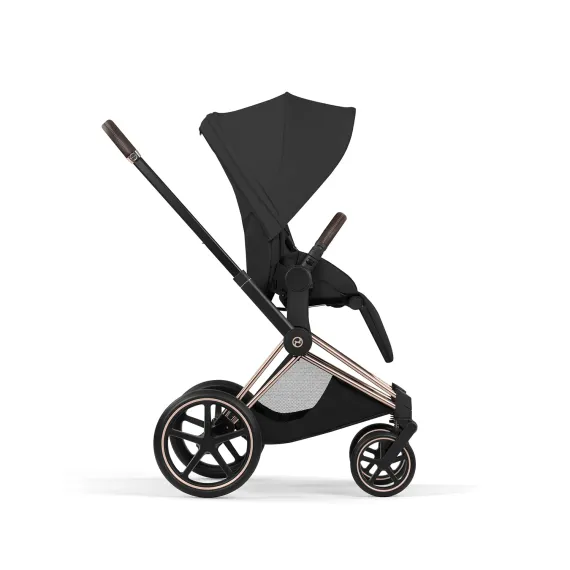 Детская коляска Cybex Priam V Style 2 в 1 Sepia Black на раме Rosegold