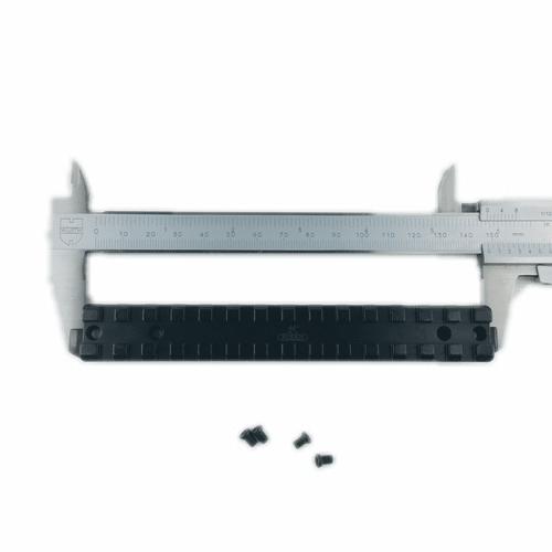 Планка Rusan Picatinny Mauser K98 (без болтов, с отверстиями B=105)  010-37