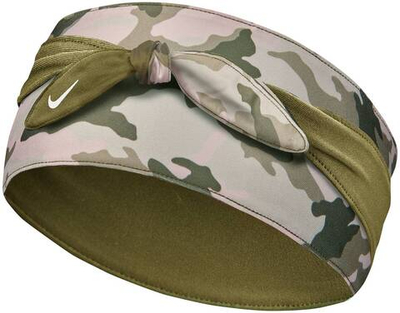 Теннисная бандана Nike Head Tie - stone/olive flak/white
