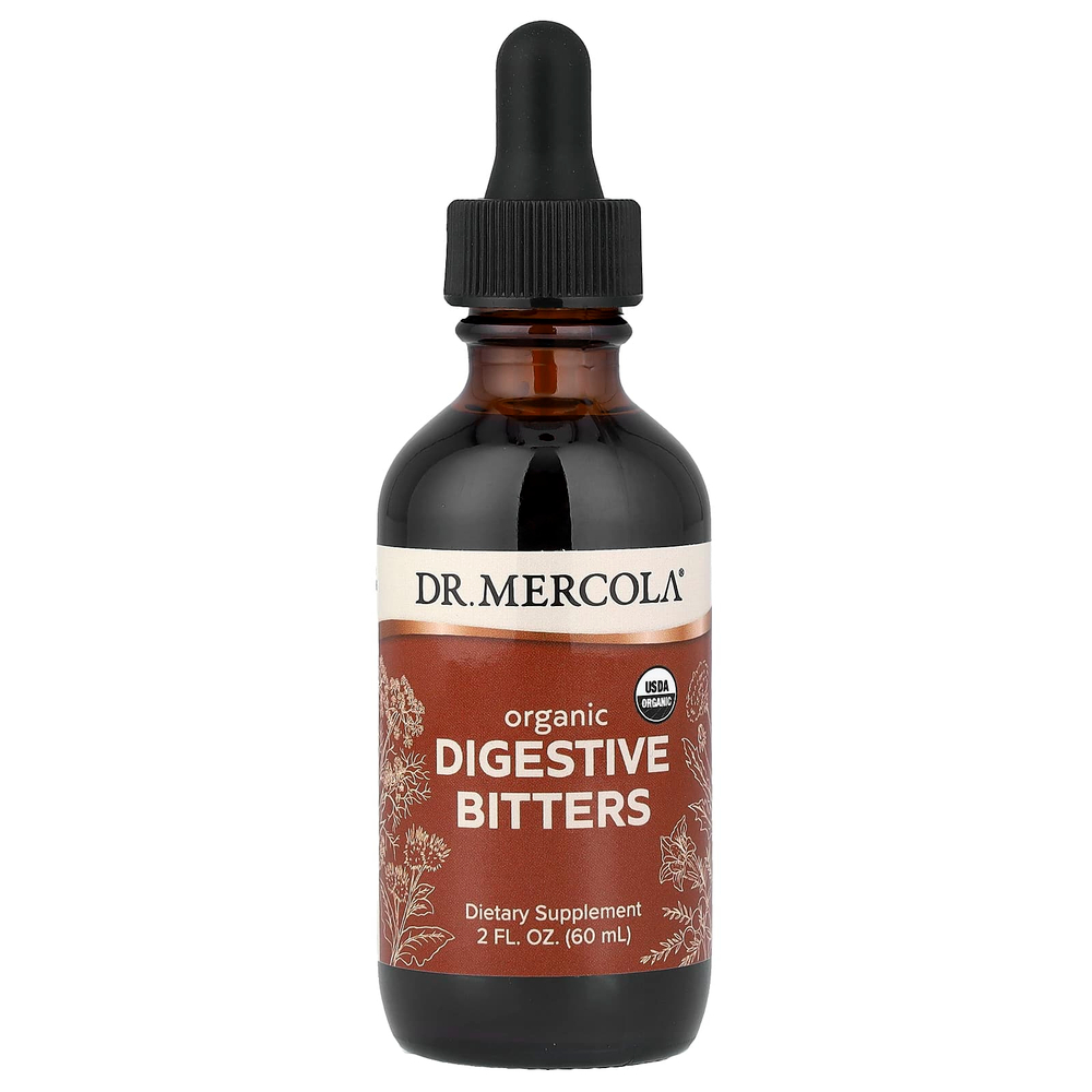 Dr. Mercola, органическая горькая настойка для пищеварения, 60 мл (2 жидк. унции)