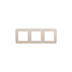 12-5003-02 ЭРА Рамка на 3 поста, Эра12, слоновая кость | Розетки и выключатели