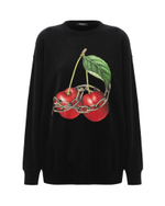 UNDERCOVER СВИТШОТ CHERRY ЧЕРНЫЙ