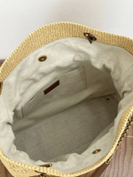 JAMIE SHOPPING IN RAFFIA