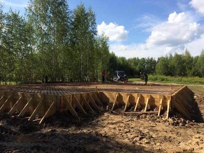 Правильный плитный фундамент