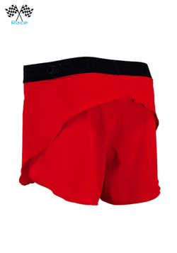 ШОРТЫ ЖЕНСКИЕ RACE SHORT 3 | RED SKYBLUE