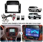 Магнитола для Toyota Land Cruiser 100, Lexus LX470 1998-2002 (климат на ШГУ) - Kuberg SF-1698-3 IPS, Android 10, 4G SIM-слот