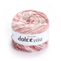 Дольче Вита (Dolce Vita) пряжа YarnArt 100%микрополиэстер 3х150г/260м (3409)