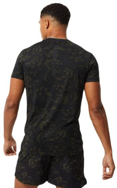 Мужская теннисная футболка Björn Borg Allover Printed T-Shirt - black