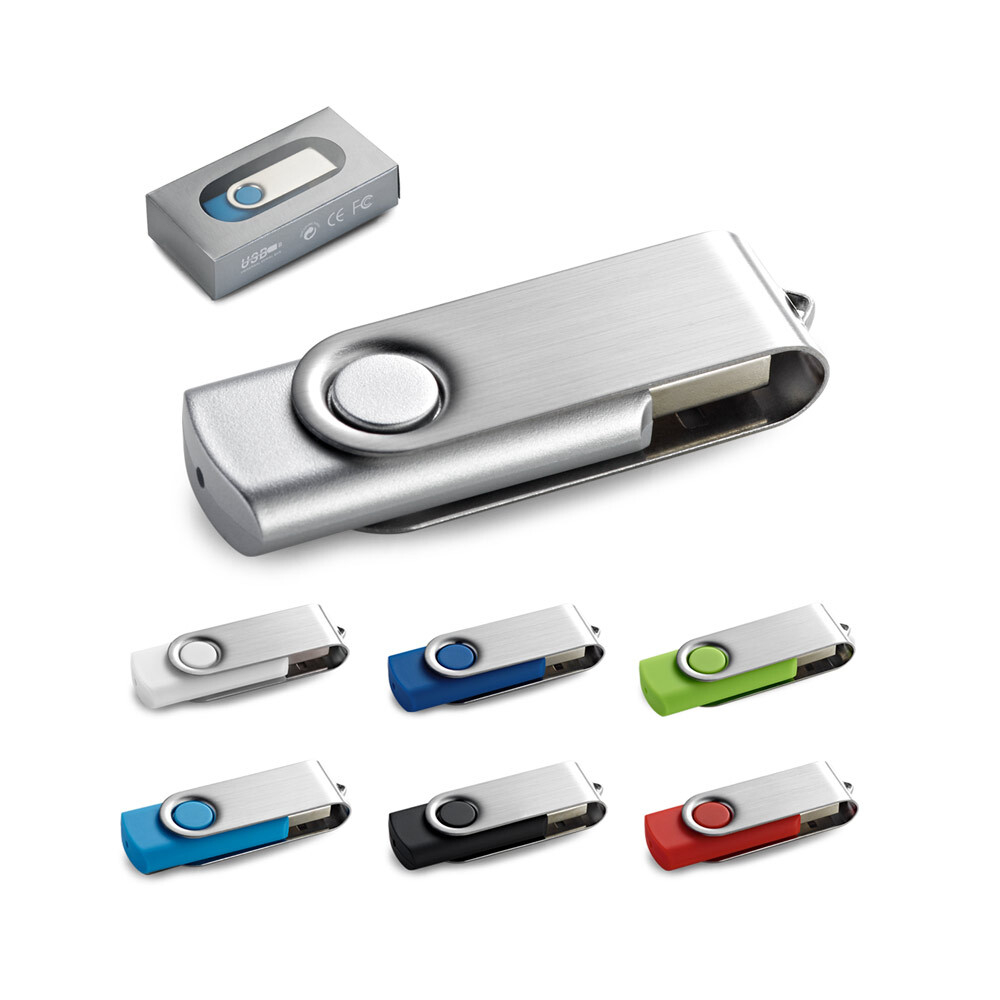 CLAUDIUS 4GB. USB-накопитель 4 ГБ с металлическим зажимом
